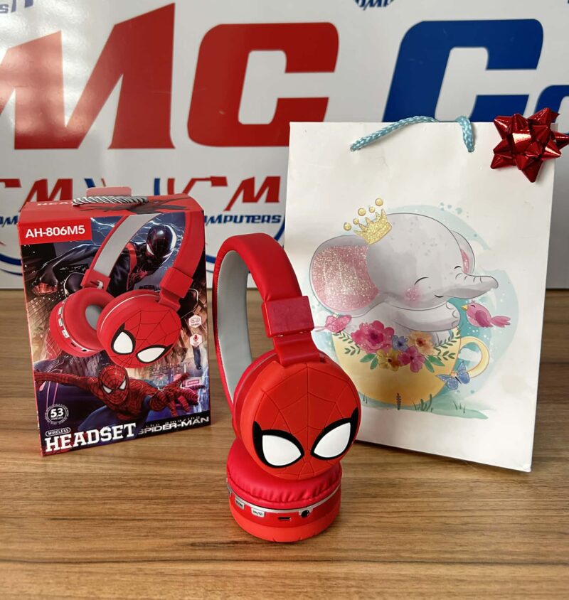 e82e6e96-f9b1-4b28-b3d8-9177003b504e Spider Man Bluetooth slušalice AH-806M5