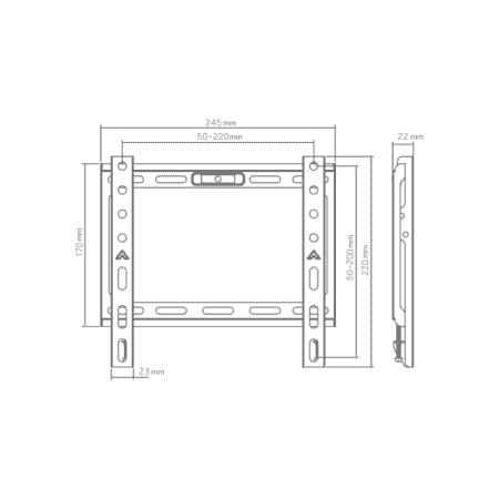 sbox-stalak-budget-bl-3722f-13-43-45kg-200x200 (1) SBOX Nosač za TV Budget BL-3722F (13-43"/45kg/200x200)