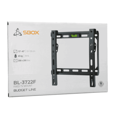 SBOX Nosač za TV Budget BL-3722F (13-43"/45kg/200x200)