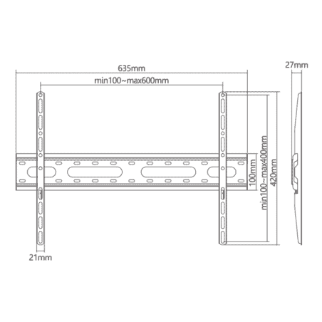sbox-stalak-plb-2546f-2-37-8045kg600x400 (3) SBOX Nosač za TV PLB-2546F-2 (37-80"/45kg/600x400)
