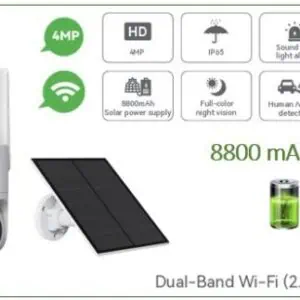 CLQ1-W14-1-600x323 Solarna Wi-Fi Smart IP Kamera 4MP 8800 mAh
